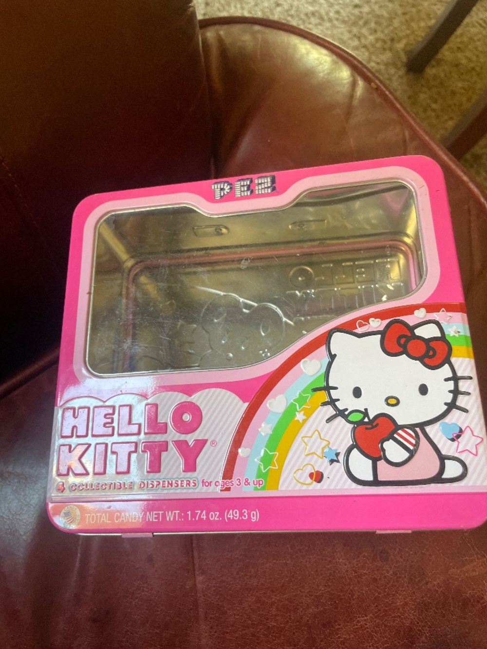 Hello kitty pez tin
